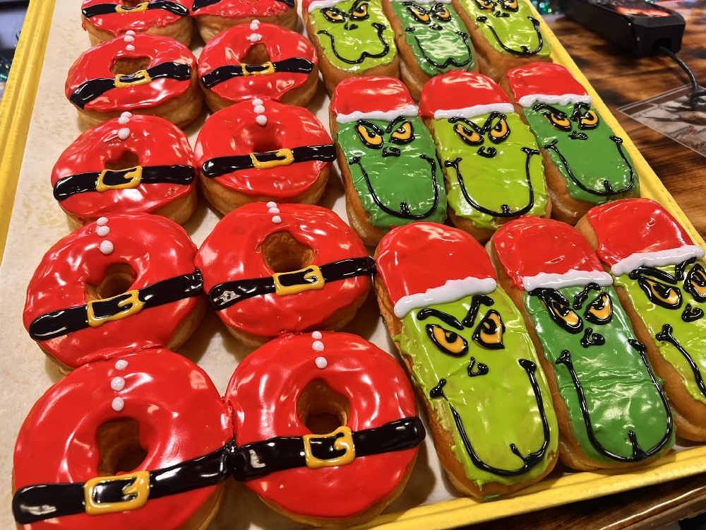 The Donut Hole Christmas Decorated Donuts